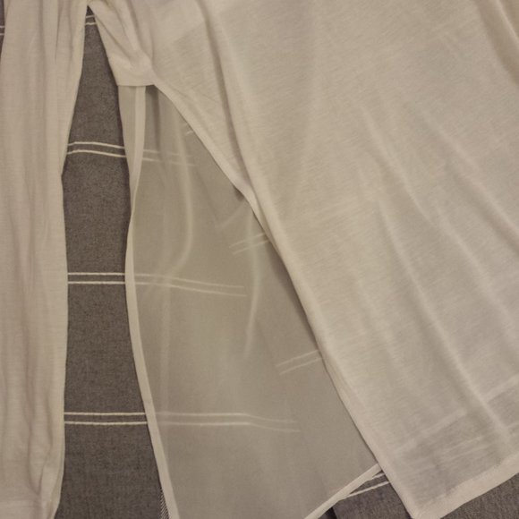 Revamped White Long Sleeve Top - Picture 7 of 8